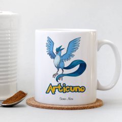 Kişiye Özel Pokemon Articuno Beyaz Kupa Bardak