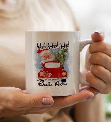 Yılbaşı Hediyesi BK Gift Kişiye Özel Yeni Yıl Tasarımlı Beyaz Kupa Bardak ve Yeni Yıl Dilekleri Şans Kurabiyesi Hediye Seti-2, Sevgiliye Hediye, Arkadaşa Hediye