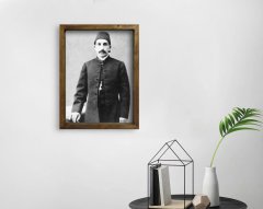 BK Home Sultan II Abdülhamid Han Tasarımlı Doğal Masif Ahşap Çerçeveli Tablo-8
