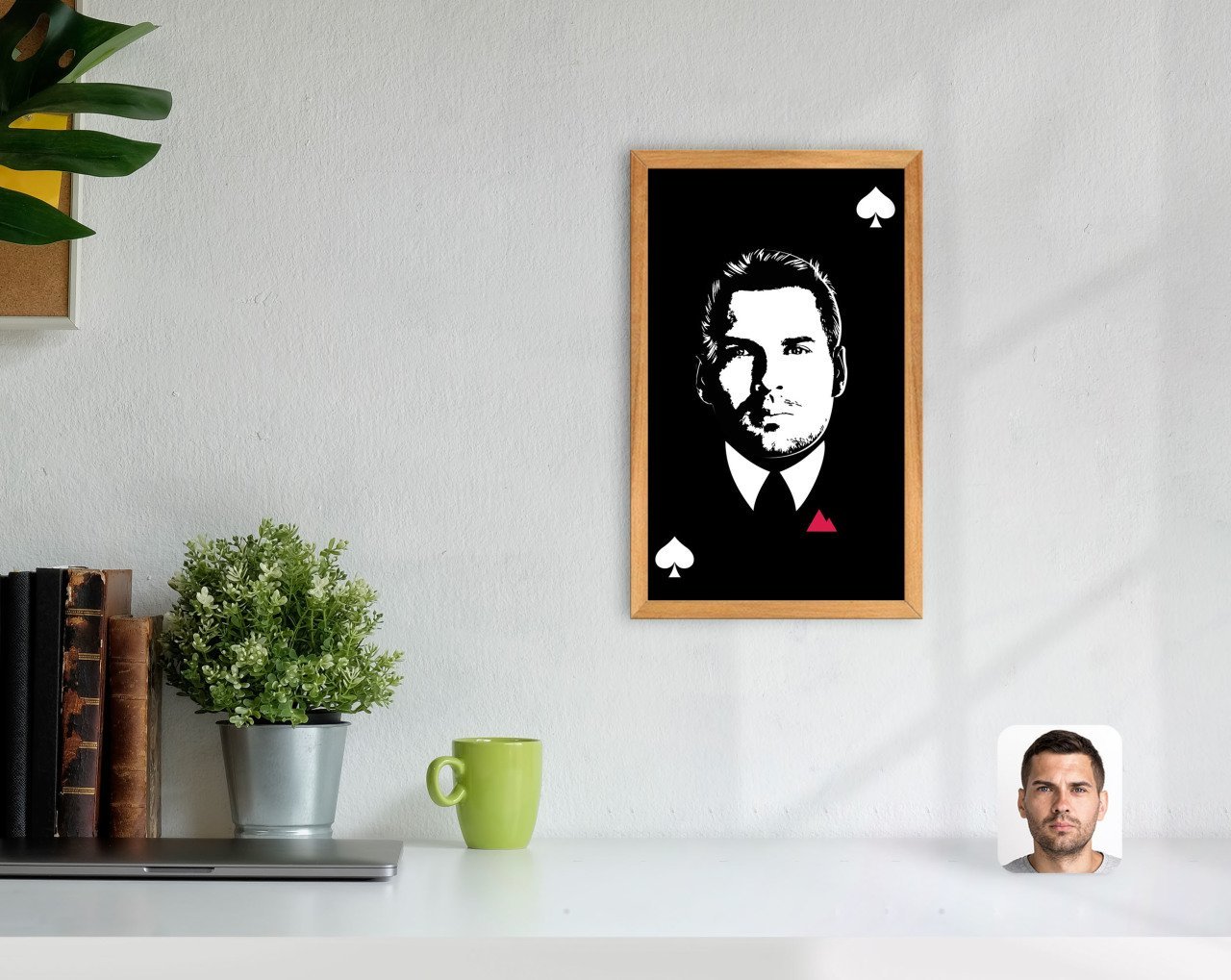 Kişiye Özel Godfather Baba Tasarımlı Dekoratif Retro Ahşap Tablo-16