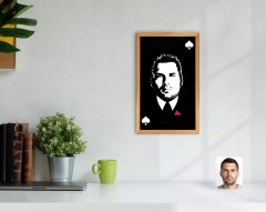 Kişiye Özel Godfather Baba Tasarımlı Dekoratif Retro Ahşap Tablo-16