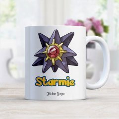 Kişiye Özel Pokemon Starmie Beyaz Kupa Bardak