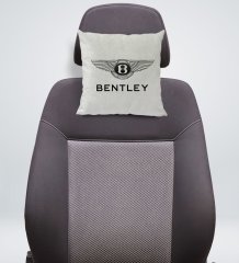 BK Gift Bentley Tasarımlı Kare Araç Koltuk Yastığı-1