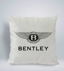 BK Gift Bentley Tasarımlı Kare Araç Koltuk Yastığı-1