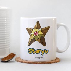 Kişiye Özel Pokemon Staryu Beyaz Kupa Bardak