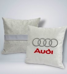 BK Gift Audi Tasarımlı Kare Araç Koltuk Yastığı-2