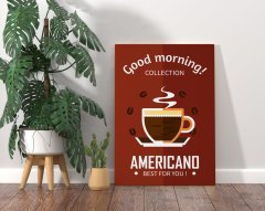 BK Home Coffee Tasarımlı Kanvas Tablo 70x100cm-8