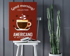 BK Home Coffee Tasarımlı Kanvas Tablo 50x70cm-8