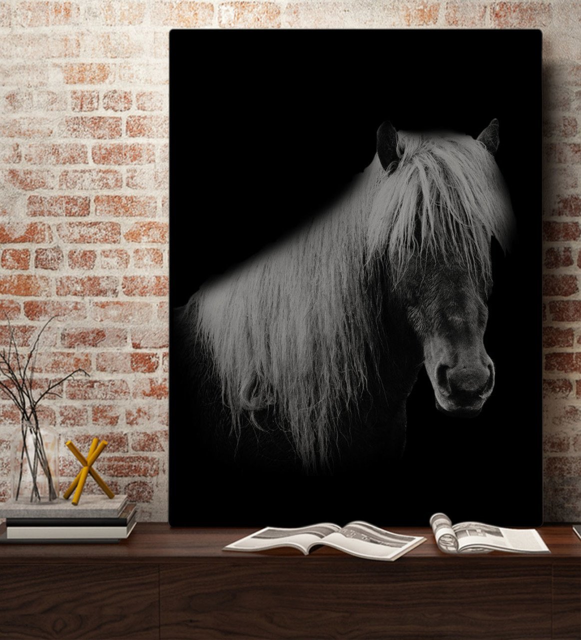 BK Home At Tasarımlı Kanvas Tablo 70x100cm-1