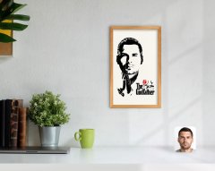 Kişiye Özel Godfather Baba Tasarımlı Dekoratif Retro Ahşap Tablo-6