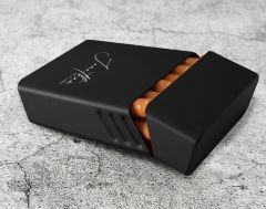 BK Gift Kişiye Özel İsimli Tarihli Siyah Metal Sigara Tabakası-4, Arkadaşa Hediye, İsimli Sigaralık, Metal Sigara Kutusu