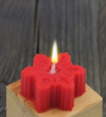 Yılbaşı Hediyesi BK Gift Kişiye Özel Yeni Yıl Tasarımlı Kırmızı Kupa Bardak ve Kırmızı Kar Tanesi Kokulu Mum Hediye Seti-8, Sevgiliye, Arkadaşa Hediye