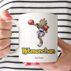 Kişiye Özel Pokemon Hitmonchan Beyaz Kupa Bardak