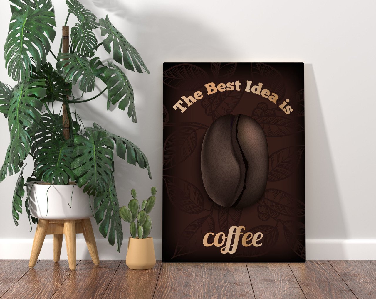 BK Home Coffee Tasarımlı Kanvas Tablo 70x100cm-7