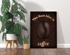 BK Home Coffee Tasarımlı Kanvas Tablo 70x100cm-7