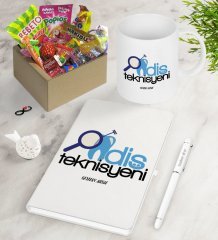 Kişiye Özel Diş Teknisyeni Nostaljik Lezzetler Defter Kalem Kupa Hediye Seti