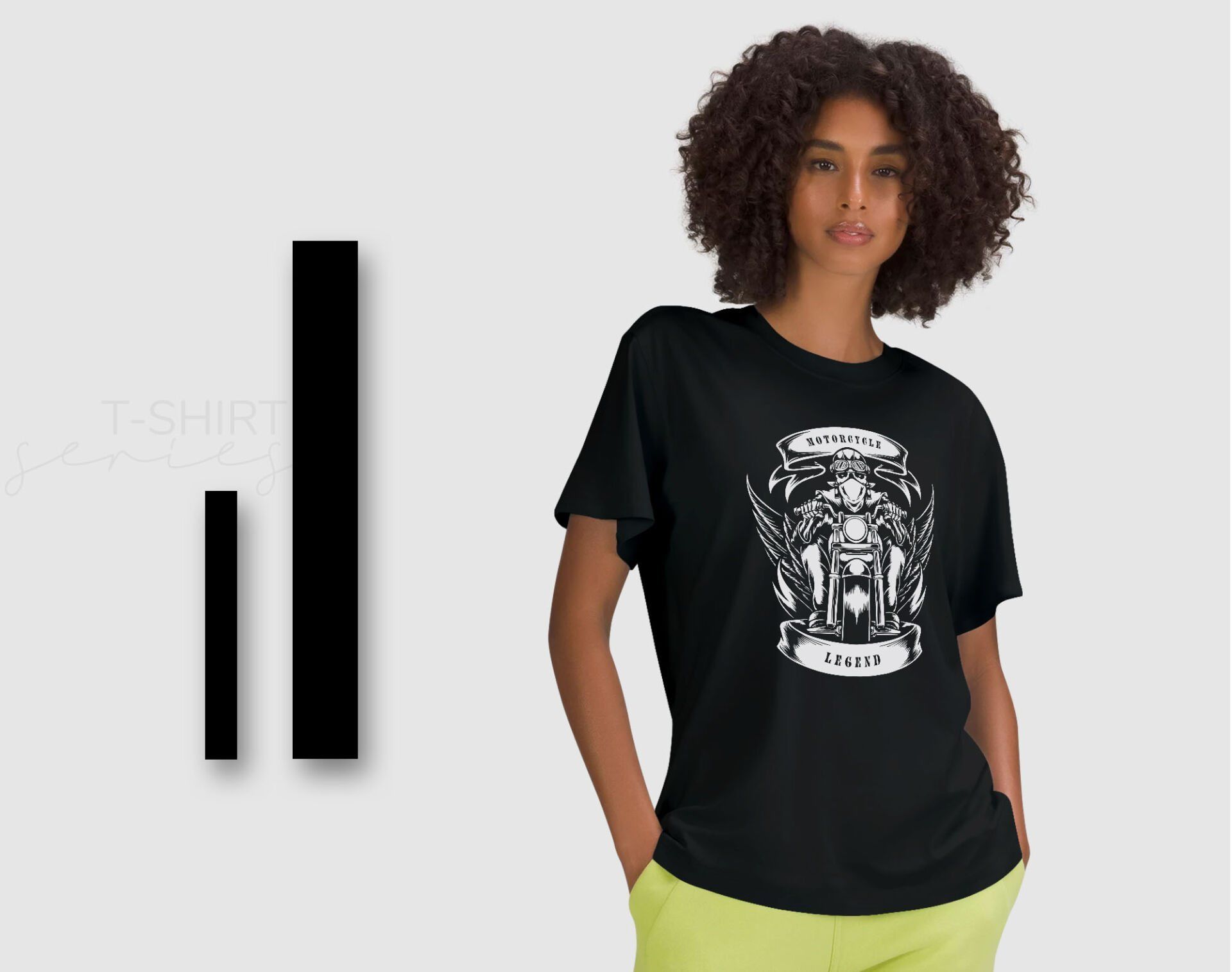 BK Gift Motorsiklet Tasarımlı Kadın Siyah T-shirt -4, Arkadaşa Hediye, Doğum Günü Hediyesi, Sevgili Hediyesi