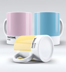 Pantone 5155 Beyaz Kupa Bardak