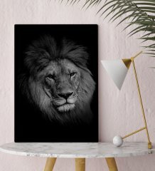 BK Home Aslan Tasarımlı Kanvas Tablo 30x50cm-2