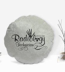 Kişiye Özel İsimli Radyoloji Teknisyeni Tasarımlı Dekoratif Kırlent Yastık-1