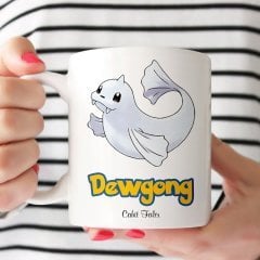 Kişiye Özel Pokemon Dewgong Beyaz Kupa Bardak