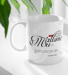 Kişiye Özel Mânâ Muallime Beyaz Kupa Bardak