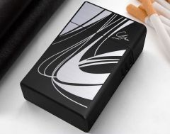 BK Gift Kişiye Özel İsimli Siyah Metal Sigara Tabakası-2, Arkadaşa Hediye, İsimli Sigaralık, Metal Sigara Kutusu