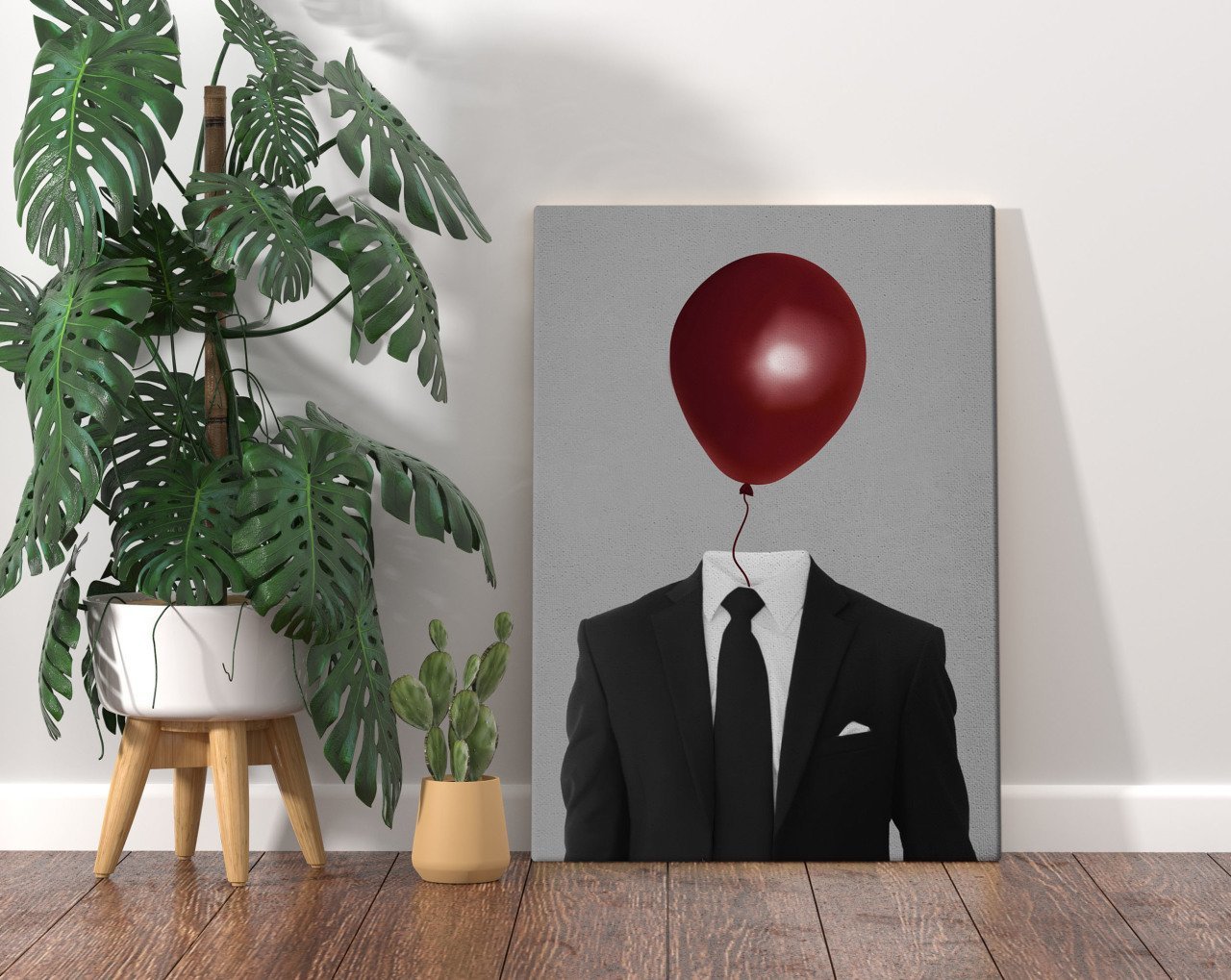 BK Home Balloon Man Tasarımlı Kanvas Tablo 70x100cm-1