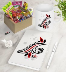 Kişiye Özel Bioenerji Uzmanı Nostaljik Lezzetler Defter Kalem Kupa Hediye Seti