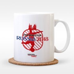 Kişiye Özel Dünya Kupası 2018 Tasarımlı Beyaz Kupa Bardak - 7