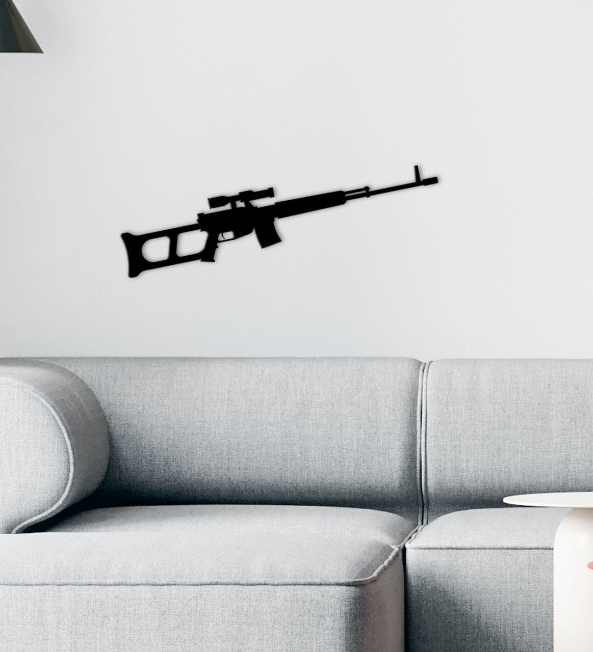 BK Gift Silah Tasarımlı Ahşap Duvar Süsü-26