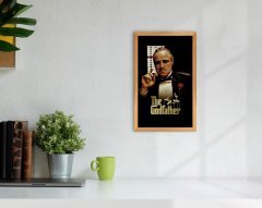 BK Home Godfather Baba Tasarımlı Dekoratif Retro Ahşap Tablo-4