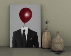 BK Home Balloon Man Tasarımlı Kanvas Tablo 30x50cm-1