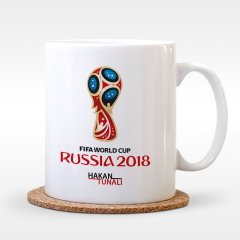 Kişiye Özel Dünya Kupası 2018 Tasarımlı Beyaz Kupa Bardak - 4