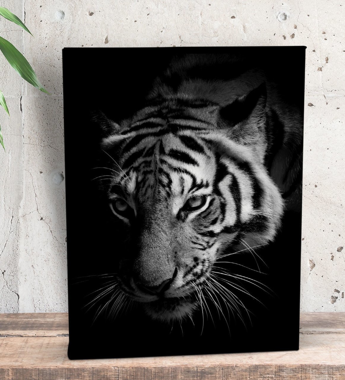 BK Gift Kaplan Tasarımlı Dekoratif Mini Kanvas Tablo 15x20cm-1