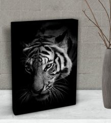 BK Gift Kaplan Tasarımlı Dekoratif Mini Kanvas Tablo 15x20cm-1