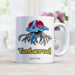 Kişiye Özel Pokemon Tentacruel Beyaz Kupa Bardak