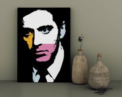 BK Home Al Pacino Pop Art Tasarımlı Kanvas Tablo 30x50cm-1