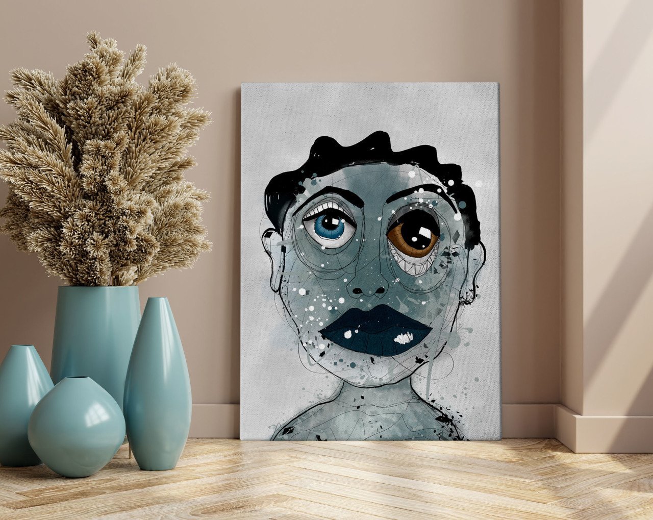 BK Home Adahm Tasarımlı Kanvas Tablo 70x100cm-1