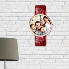 Kişiye Özel Dekoratif Duvar Saati (Resim Baskısı Dahil) Model - Y3