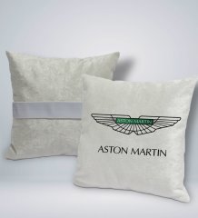 BK Gift Aston Martin Tasarımlı Kare Araç Koltuk Yastığı-1
