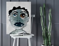 BK Home Adahm Tasarımlı Kanvas Tablo 50x70cm-1
