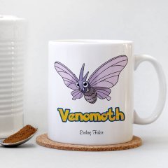 Kişiye Özel Pokemon Venomoth Beyaz Kupa Bardak