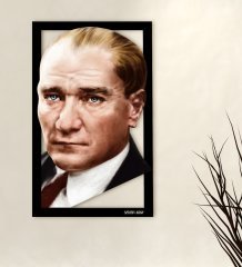 Kişiye Özel Atatürk Tasarımlı 3D Ahşap Tablo-2