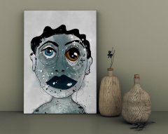 BK Home Adahm Tasarımlı Kanvas Tablo 30x50cm-1
