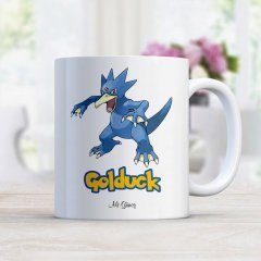 Kişiye Özel Pokemon Golduck Beyaz Kupa Bardak