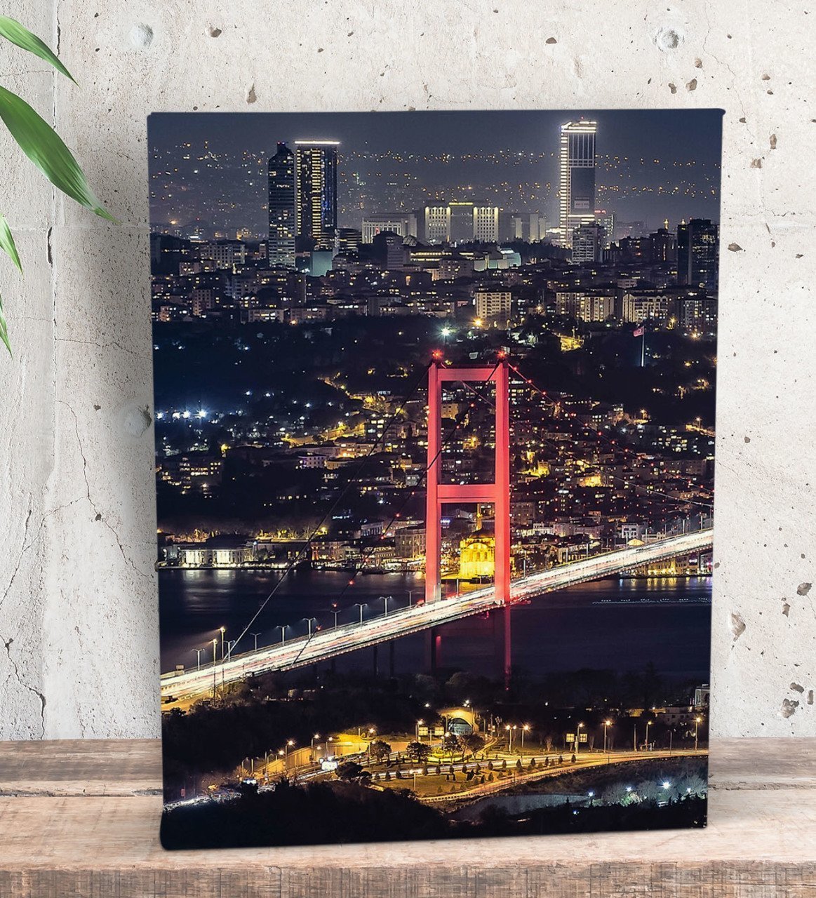 BK Gift İstanbul Tasarımlı Dekoratif Mini Kanvas Tablo 15x20cm-5