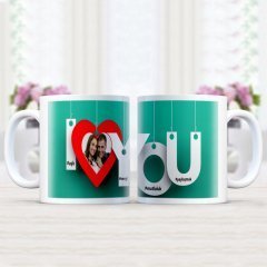 Kişiye Özel Hashtag Beyaz Kupa Bardak - 9