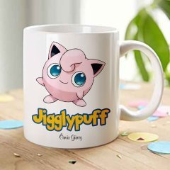 Kişiye Özel Pokemon Jigglypuff Beyaz Kupa Bardak