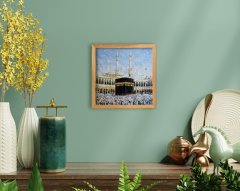 BK Home Kabe El Yapımı Ahşap Çerçeveli Tablo-1